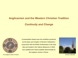Continuity and Change - Anglican Centre in Rome