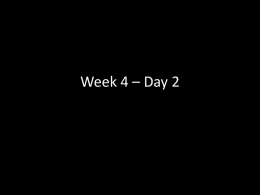 Week 5 Day 2