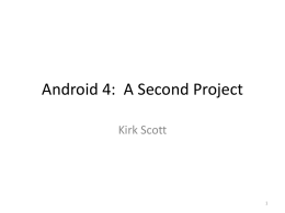 XAndroid4SecondProjectx