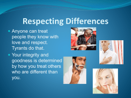 12 Respecting Differences
