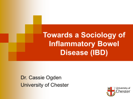 Towards a Sociology of Inflammatory Bowel Disease (IBD