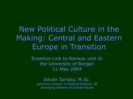 Political socialization and political culture in Hungary