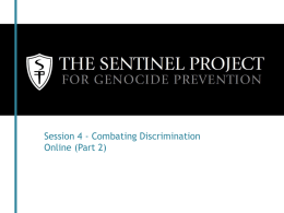 Session 4 - Combating Discrimination Online (Part 2)
