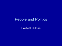 People and Politics - Cathedral High School