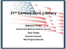 21st Century Civic Literacy Content