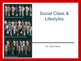 Social Class and Lifestyle