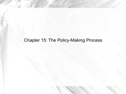 Policy Making - AP