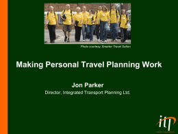 2B-1 Jon Parker - Making Personal Travel Planning