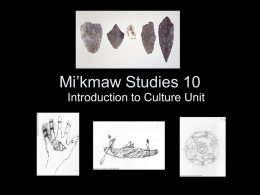 Mi`kmaw Studies 10