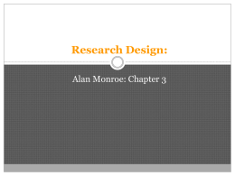 Research Design - Blogs @ Suffolk University