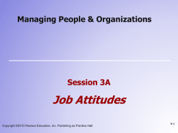 4: Job Attitudes