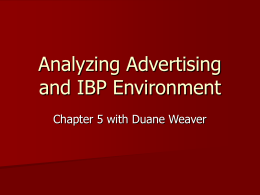 Analyzing Advertising and IBP Environment