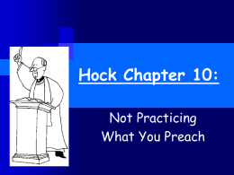 Hock Chapter 10: