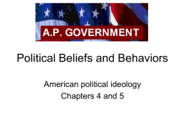 AP Government & Politics Chapter 5 Notes