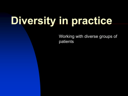 Diversity in practice