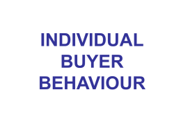Consumer buying behaviour