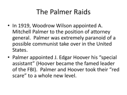 The Palmer Raids