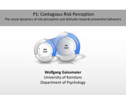 p1: contagious risk perception