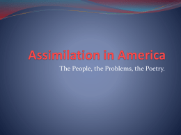 Assimilation in America