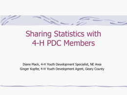 Sharing Statistics - Kansas 4