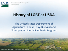 Sexual Orientation at USDA