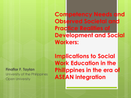 finaflor taylan - School of Social Work