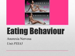Eating Behaviour - Beauchamp Psychology