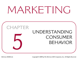 Chapter 5a - Understanding Consumer Behaviorx
