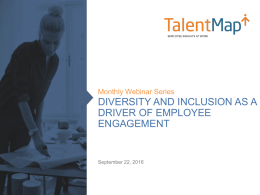 22sep16 – Diversity and Inclusion