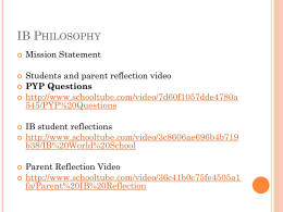 IB Philosophy - Oxford Schools | Haiku Learning