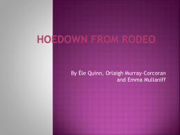 Hoedown from Rodeo