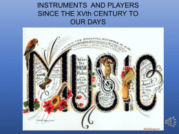 Spanish instruments presentation - Comenius