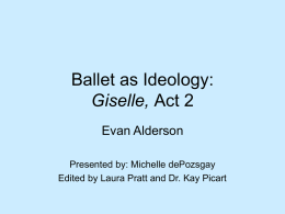 Ballet as Ideology - (Kay) Picart Homepage