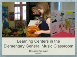 LearningCentersCMEA - Music Learning Centers Wiki