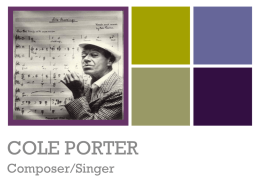 Cole Porter - Nueva Arts