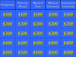 Blank Jeopardy