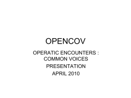 OpenCov Project - University of Leeds