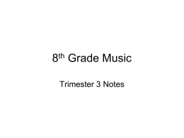 8th Grade Music - ststanislausmusic