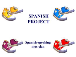SPANISH PROJECT Spanish
