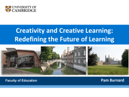 Faculty of Education - Learning to nurture ideas