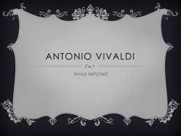 Antonio vivaldi - Anna Kristen`s ePortfolio