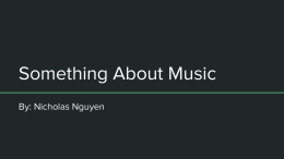 Something About Music