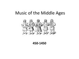 Music of the Middle Ages - London High School Band