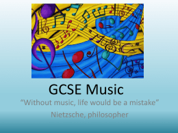 Find out more about GCSE Music – an