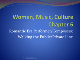 Women, Music, Culture Chapter 6