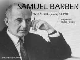Samuel Barber