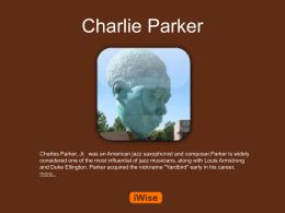 Charlie Parker Powerpoint