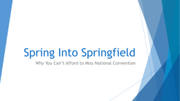Spring Into Springfield - Southeast District of Tau Beta Sigma