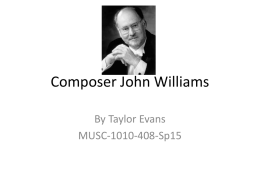 Life of Composer John Williams