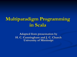 Multiparadigm Programming in Scala